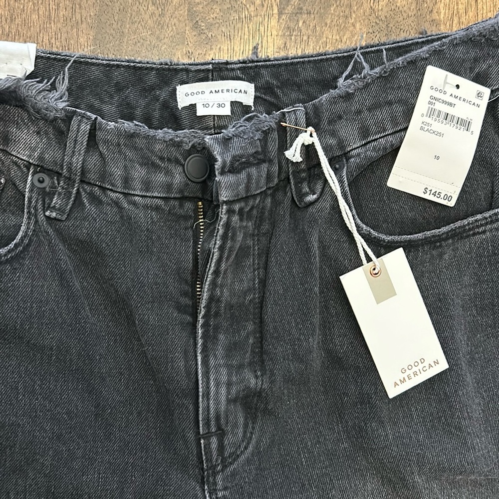 NWT Good American Black Denim
